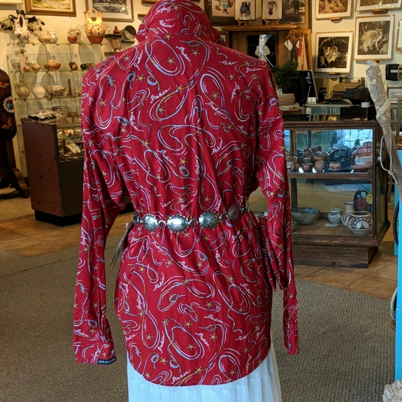 Vintage Rocky Mountain Western long sleeve top - Picture 7 of 8